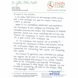Letter from Dr. Gita Patni Mohla, Medical Aesthetic Dermatologist, The Skin Clinic regarding 'Bomb Bum Cream' by Sinseve.