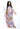 Bloom Dusk – Satin Kaftan Nighty with Floral Print