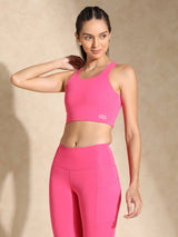 Shop-High Impact Action Bra With Clasp Pink Fuchsia