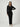 Black Knitted Bodycon Maxi Dress