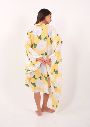 Sun Bloom Kaftan – Floral Beach Dress