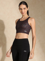 Shop-Leopard  High Impact Action Bra With Clasp