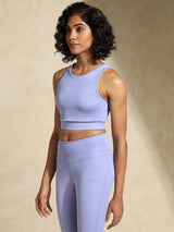 Shop-Padded Cross Back Crop Top Periwinkle