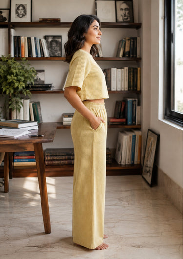 Golden Hour – Striped Co-Ord Set