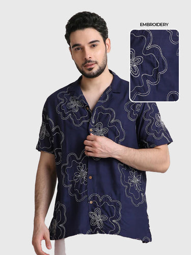 Buta Blue Shirt For Men
