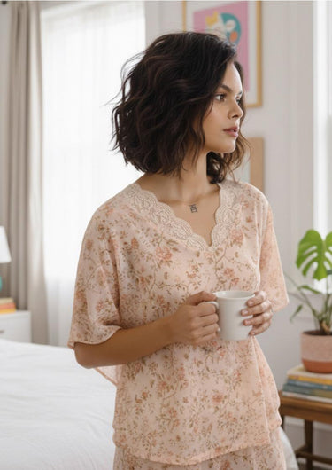 Laced in Bloom – Soft Florals Meet Everyday Romance