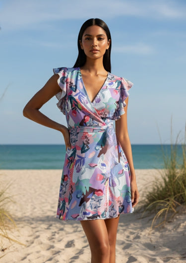Garden Print – Frock Swimsuit