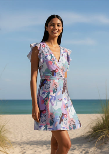Garden Print – Frock Swimsuit