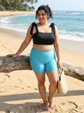 Butterfly Cyan Shorts Set (2 Pcs)