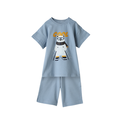 French Terry Tee & Shorts Co-ord Set