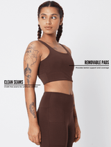 Shop-High Impact Action Bra With Clasp Java