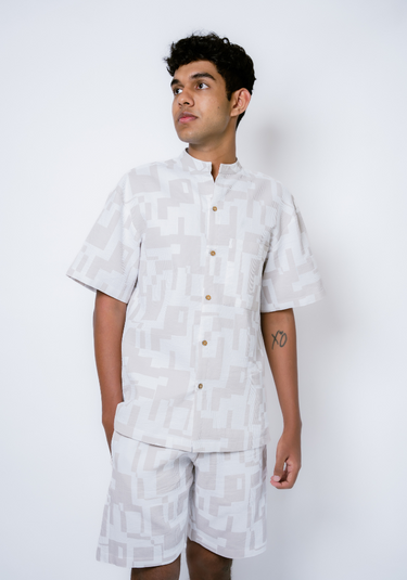 Ivory Maze – Men's Co-Ord Set