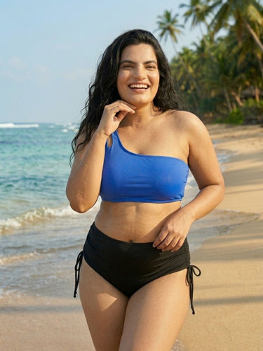 Royal One-Shoulder Cheeky Set (2 Pcs)