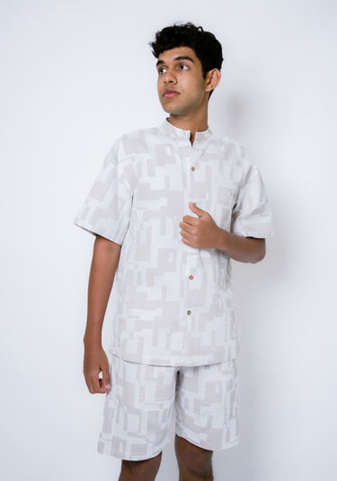 Ivory Maze – Men's Co-Ord Set