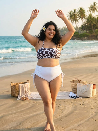 Cow White Cheeky Set (2 Pcs)