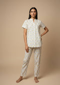 Bloom Grid-Printed Co-ord Set