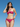 Maldives Mangenta Halter Bikini Set