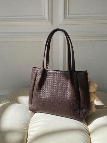 Chocolate Brown Leather Bag
