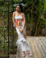 Tooti Frooti Flared Printed Co - Ord Set - AOBAcord set