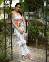 Tooti Frooti Flared Printed Co - Ord Set - AOBAcord set