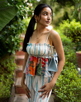 Tooti Frooti Flared Printed Co - Ord Set - AOBAcord set