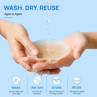 Non-Adhesive Reusable Nipple Covers + (10 cm)