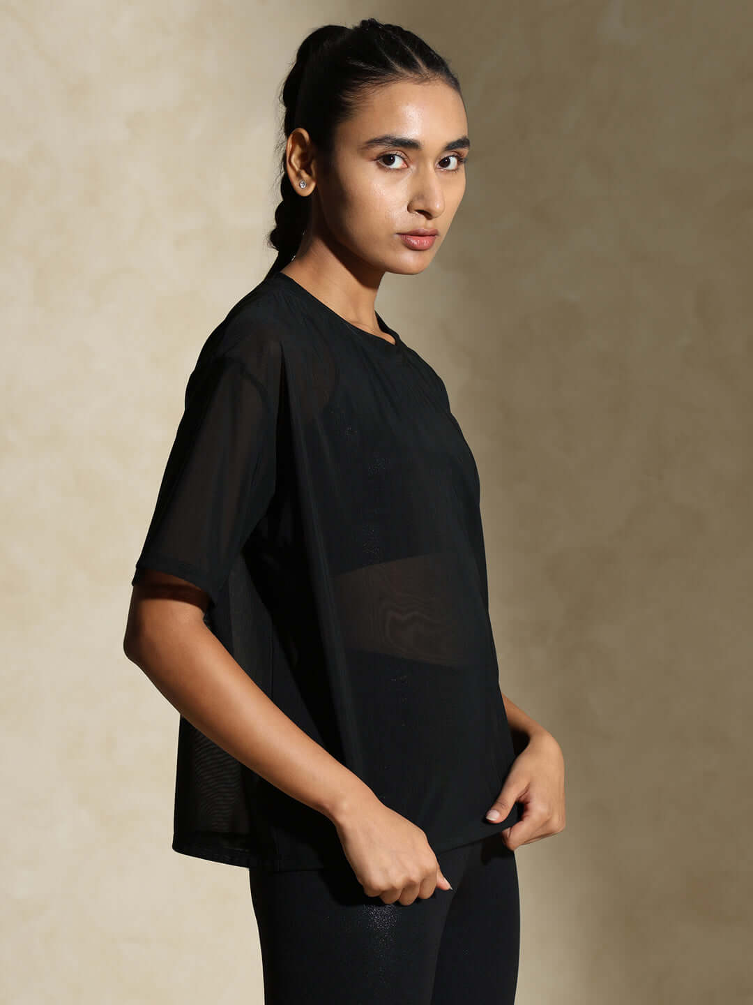 Shop-Traq Mesh Tee Black