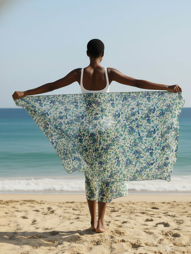 Cerulean Eden Sarong