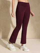 Shop-Luna Sculpt Flare Pants Plum
