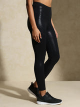 Shop-Ath Track Gloss Leggings Shiny Black