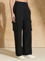 Shop-TraqPace Cargo Pants Black