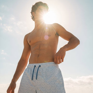 Men's Swim Shorts - Swirly