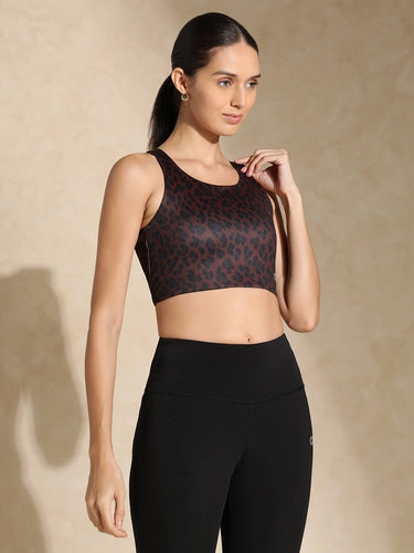 Shop-Leopard  High Impact Action Bra With Clasp
