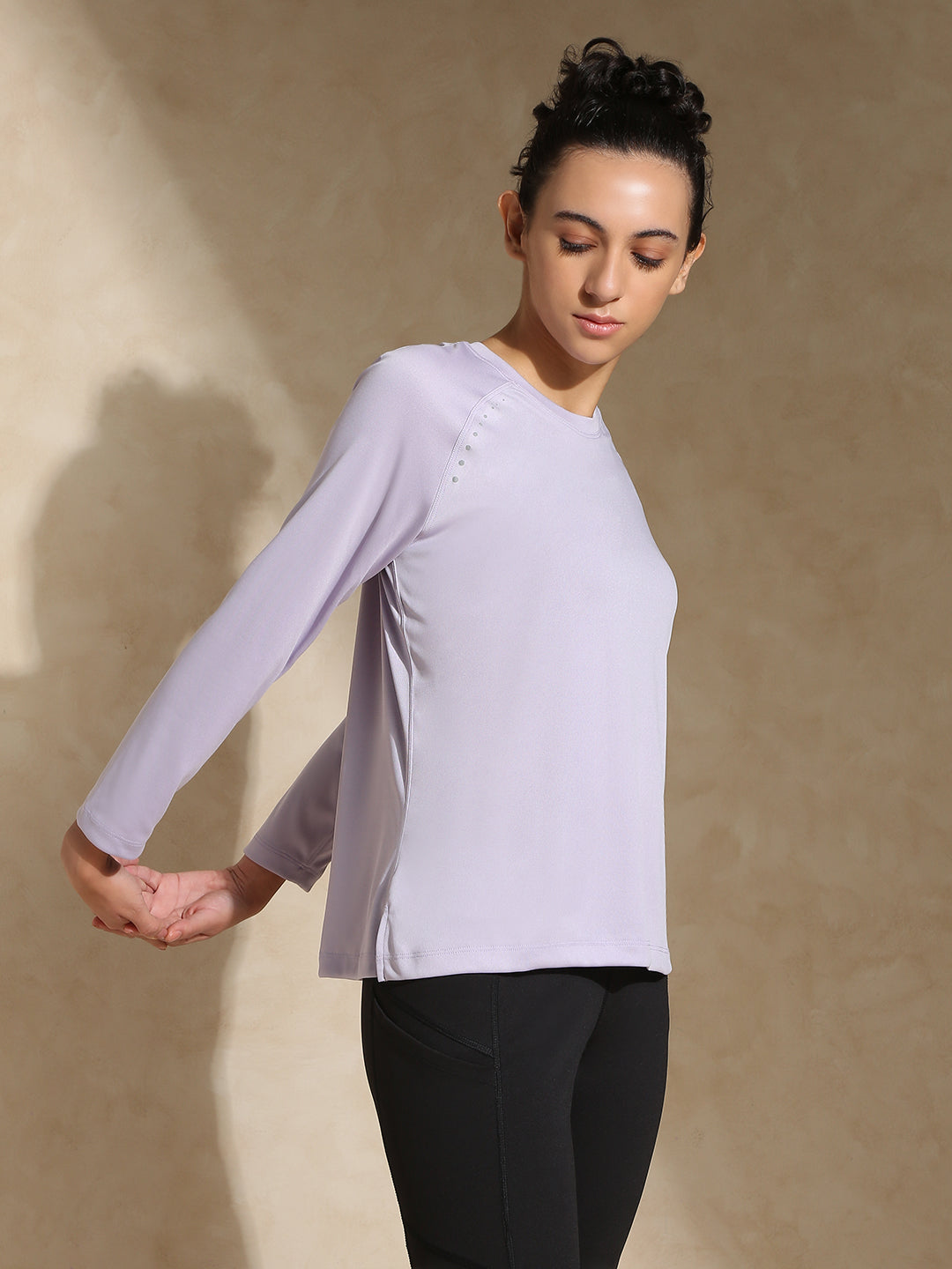 Aero TraqDry Long Sleeve Tee Lilac