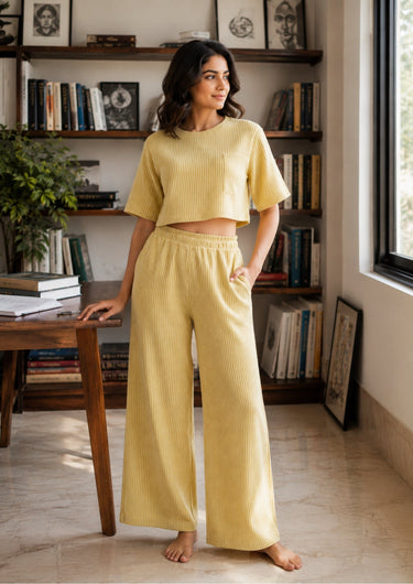 Golden Hour – Striped Co-Ord Set