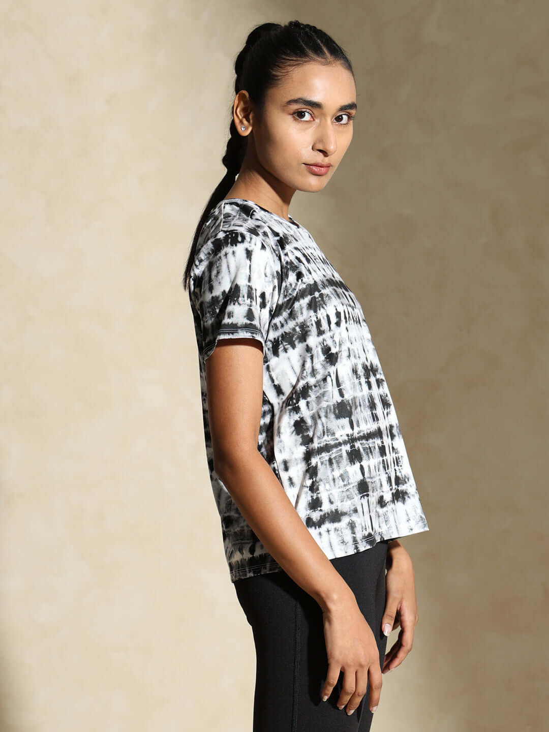 Shop-Shibori Wicking Tee Black