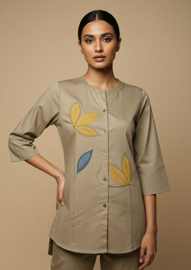 Mud Bloom Applique Co-ord Set