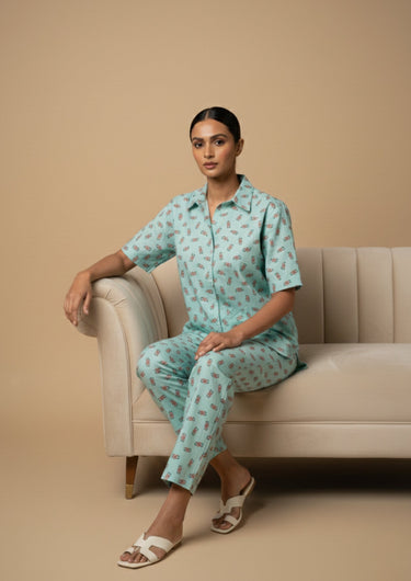 Lobster Print-Night Suit