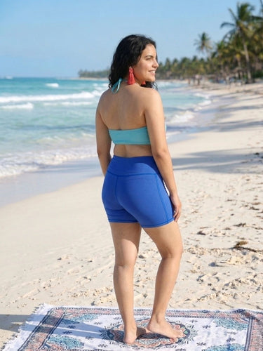 Cyan Royal Shorts Set (2 Pcs)