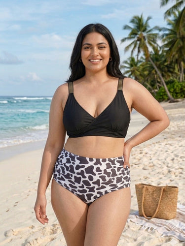 Warrior Cow Ruched Set (2 Pcs)
