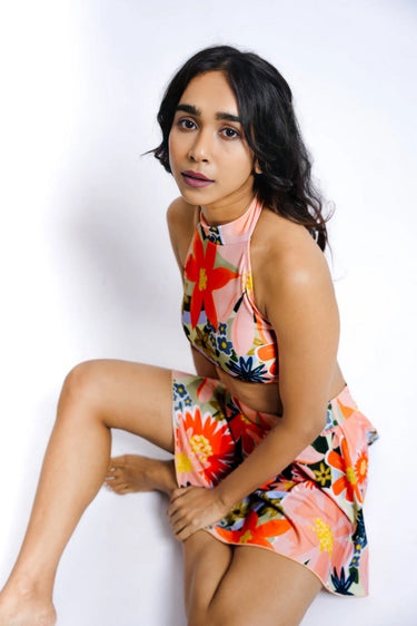 Wildflower – Floral Swim Skirt Set