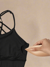 Shop-Crossback Luxe Bralette Black