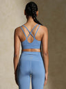 Shop-Yoga Strap Back Bra Cerulean