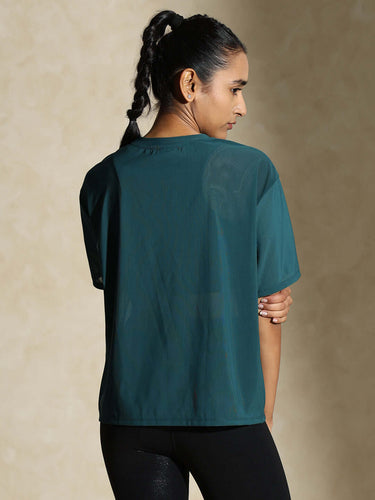 Shop-Traq Mesh Tee Teal