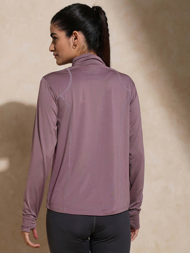Shop-Women's Ath Runner Zip Neck Nirvana