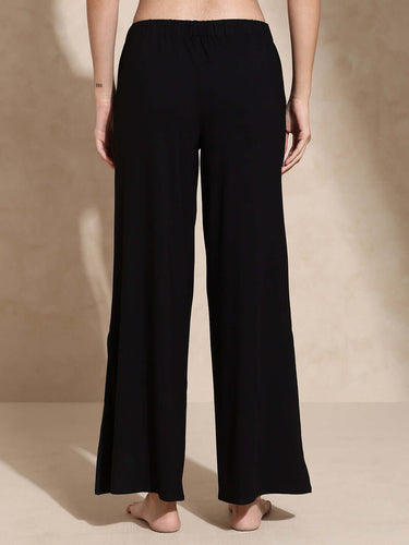 Shop-Serene Yoga Pants with Slit Black