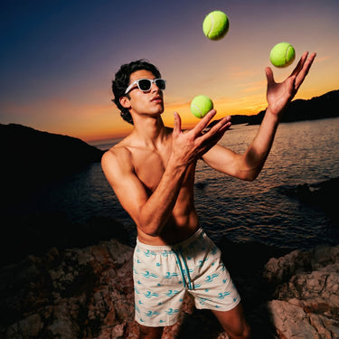 Men's Swim Shorts - Wavy