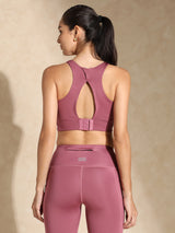 Shop-High Impact Action Bra With Clasp Tulip Wood