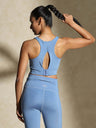 Shop-High Impact Action Bra With Clasp Cerulean