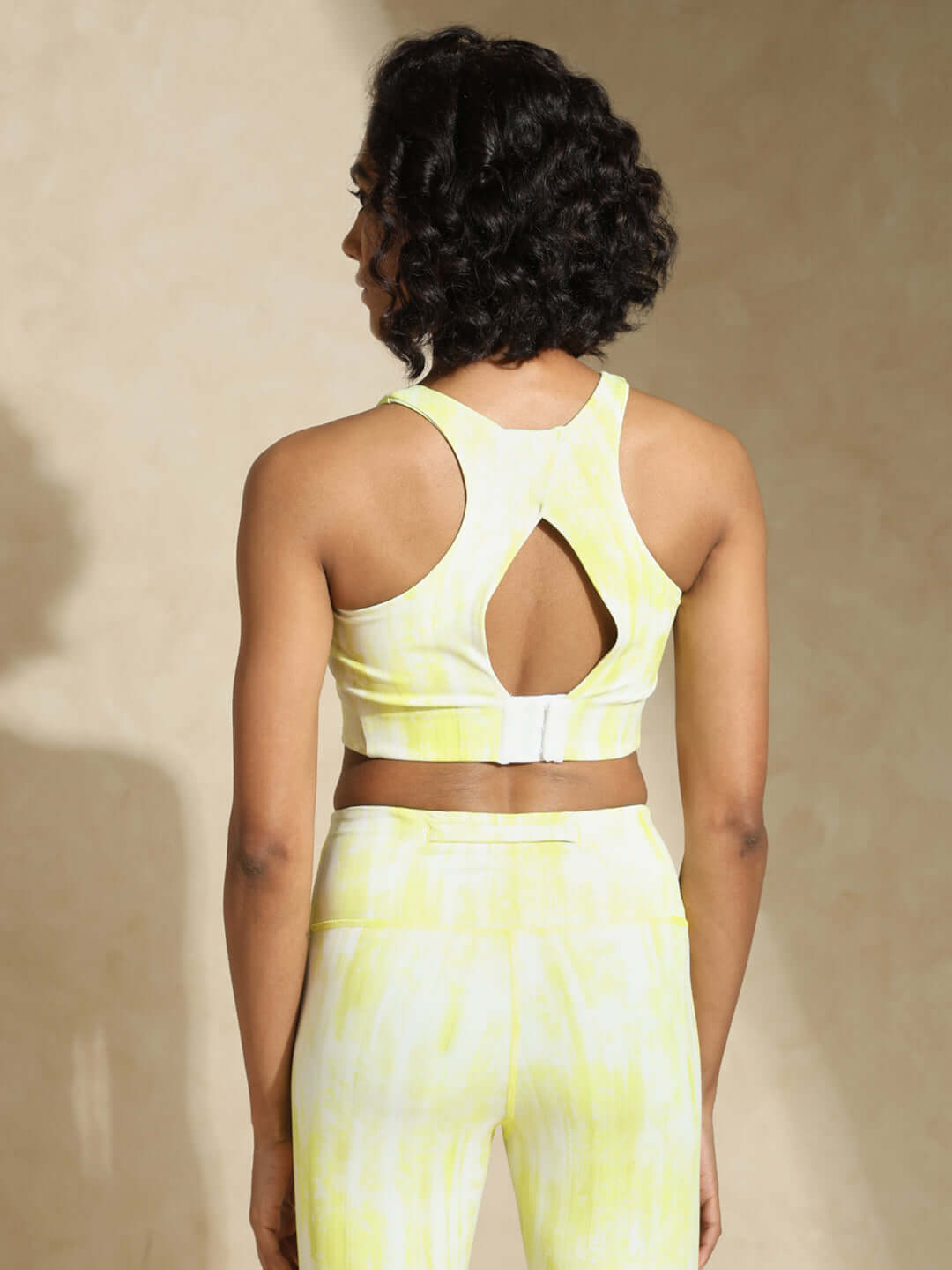 Shop-High Impact Action Bra With Clasp Lemon Grunge